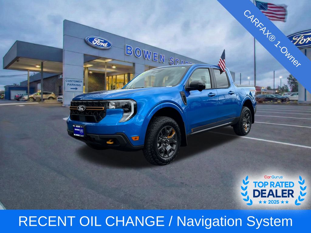 Velocity Blue 2025 Ford Maverick Tremor SuperCrew AWD Pickup Truck All-Wheel Drive 8-Speed Automatic