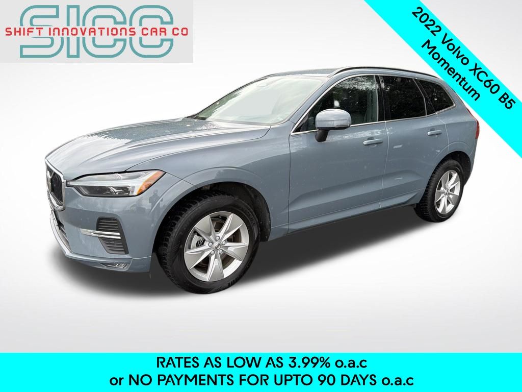Gray 2022 Volvo XC60 B5 Momentum AWD SUV / Crossover All-Wheel Drive Automatic