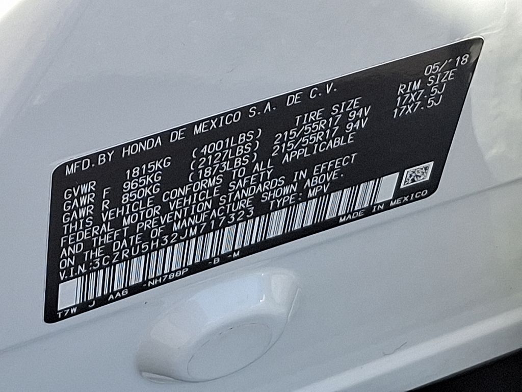 2018 Honda HR-V LX 27