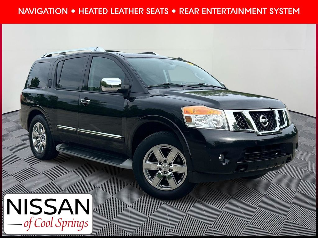 Galaxy Black 2014 Nissan Armada Platinum SUV / Crossover 4X2 5-Speed Automatic Overdrive