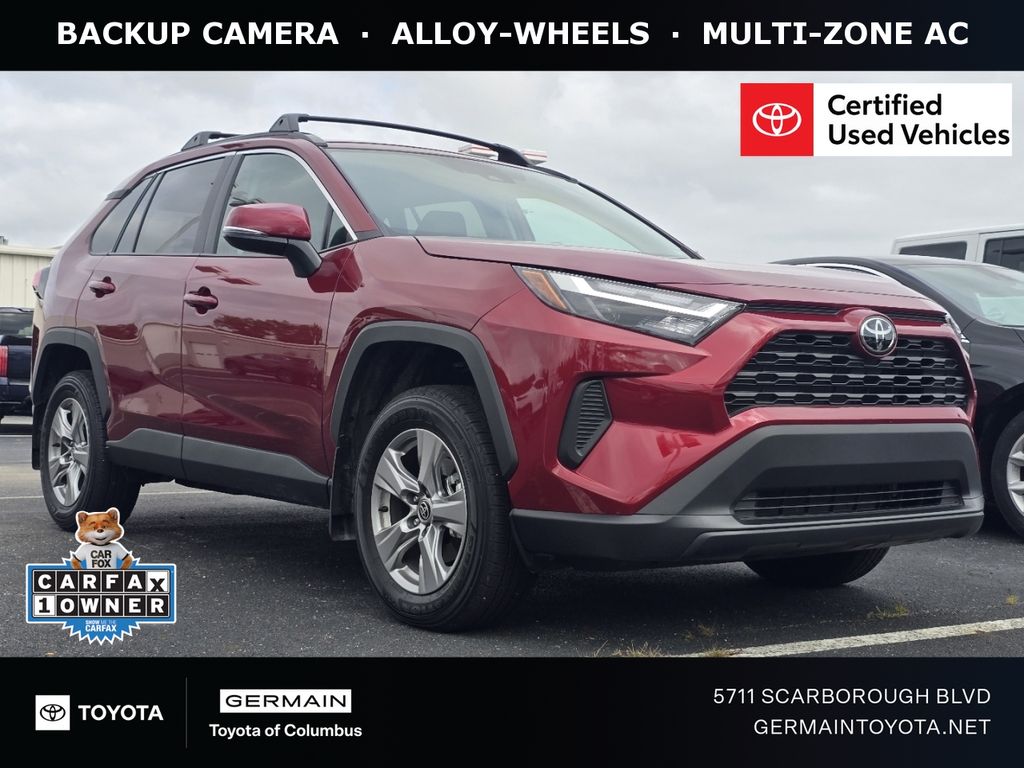 Red (Ruby Flare Pearl) 2024 Toyota RAV4 SUV / Crossover All-Wheel Drive 8-Speed Automatic