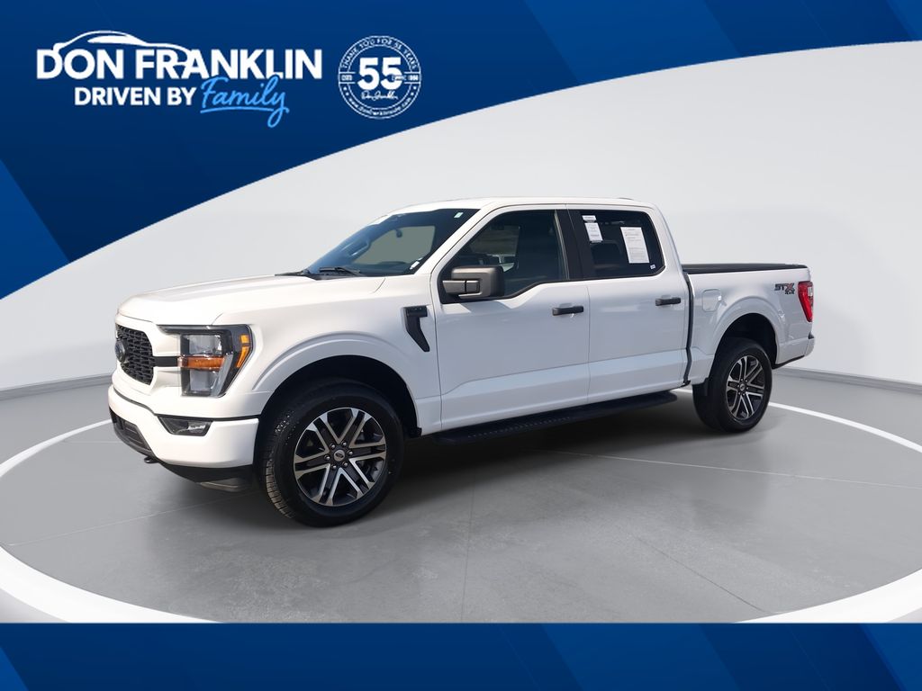 Oxford White 2023 Ford F-150 XL SuperCrew 4WD Pickup Truck Four-Wheel Drive Automatic