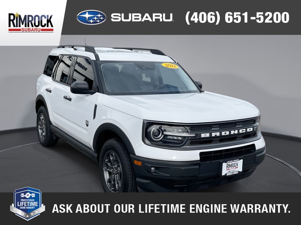 Oxford White 2021 Ford Bronco Sport Big Bend AWD SUV / Crossover All-Wheel Drive 8-Speed Automatic
