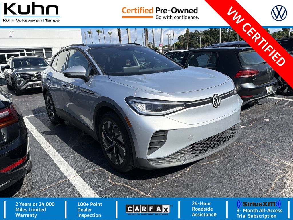 Scale Silver Metallic 2022 Volkswagen ID.4 Pro S RWD SUV / Crossover Rear-Wheel Drive Automatic