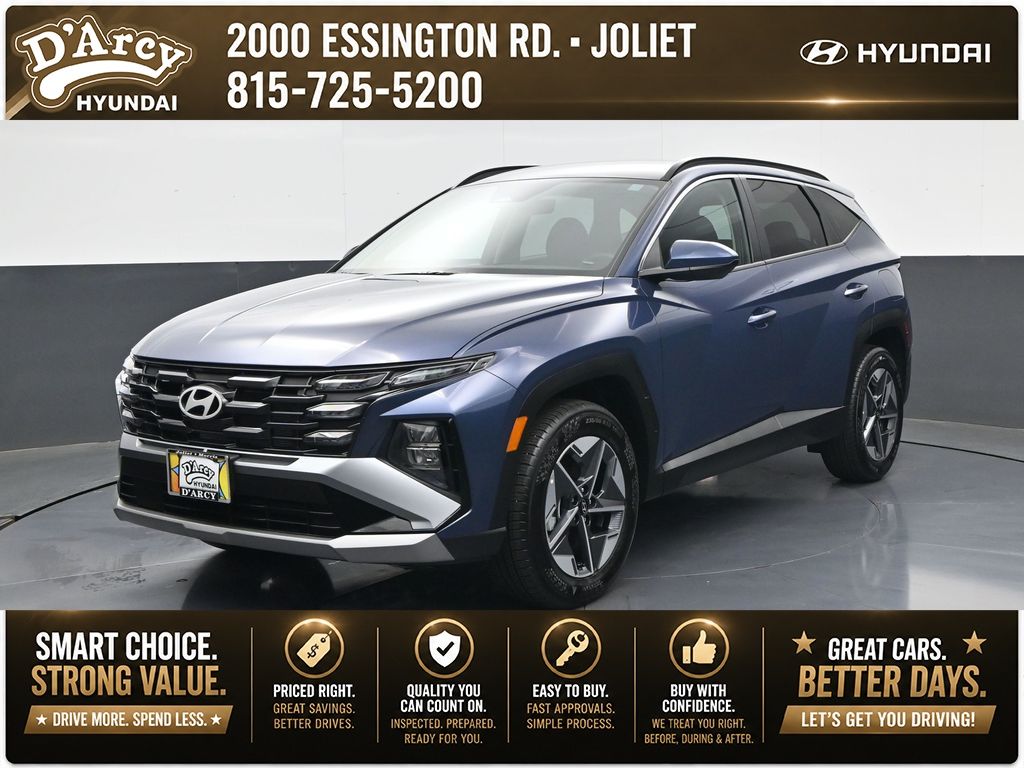 Atlantis Blue 2026 Hyundai Tucson SUV / Crossover All-Wheel Drive 8-Speed Automatic