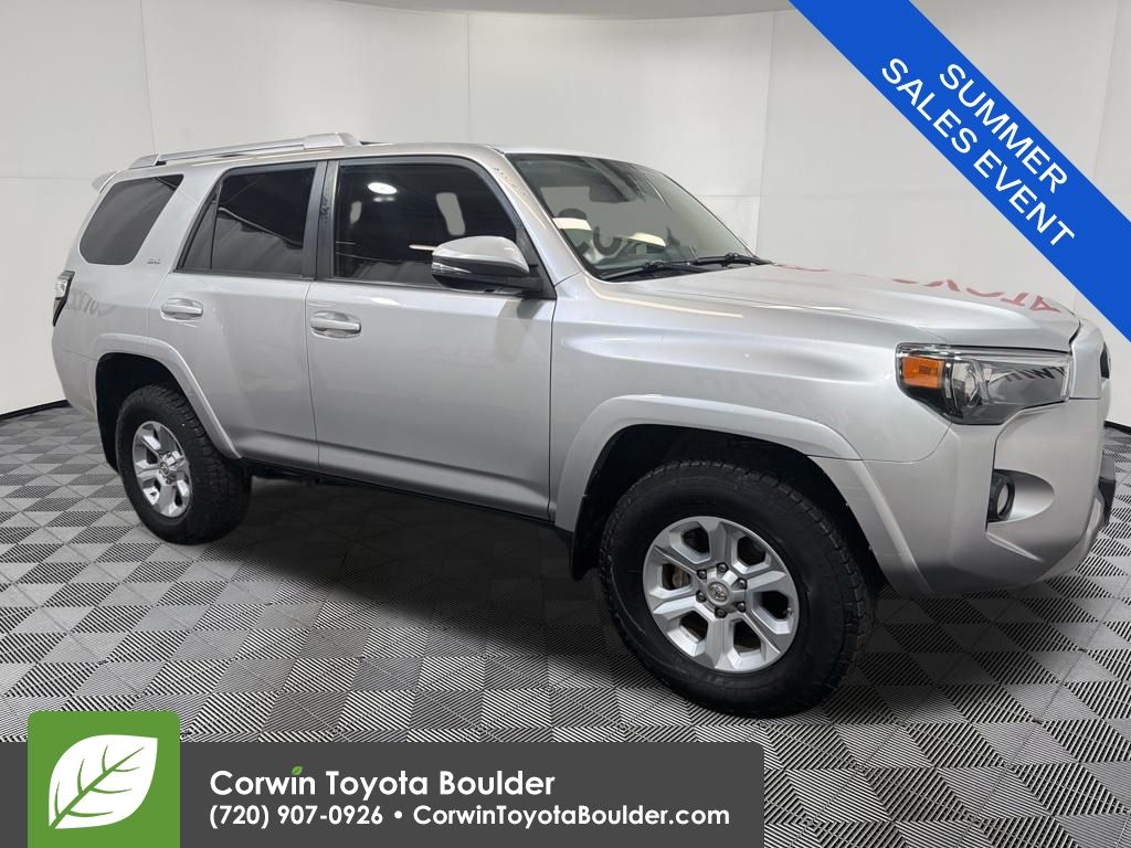 Classic Silver Metallic 2018 Toyota 4Runner SUV / Crossover Four-Wheel Drive 5-Speed Automatic Overdrive