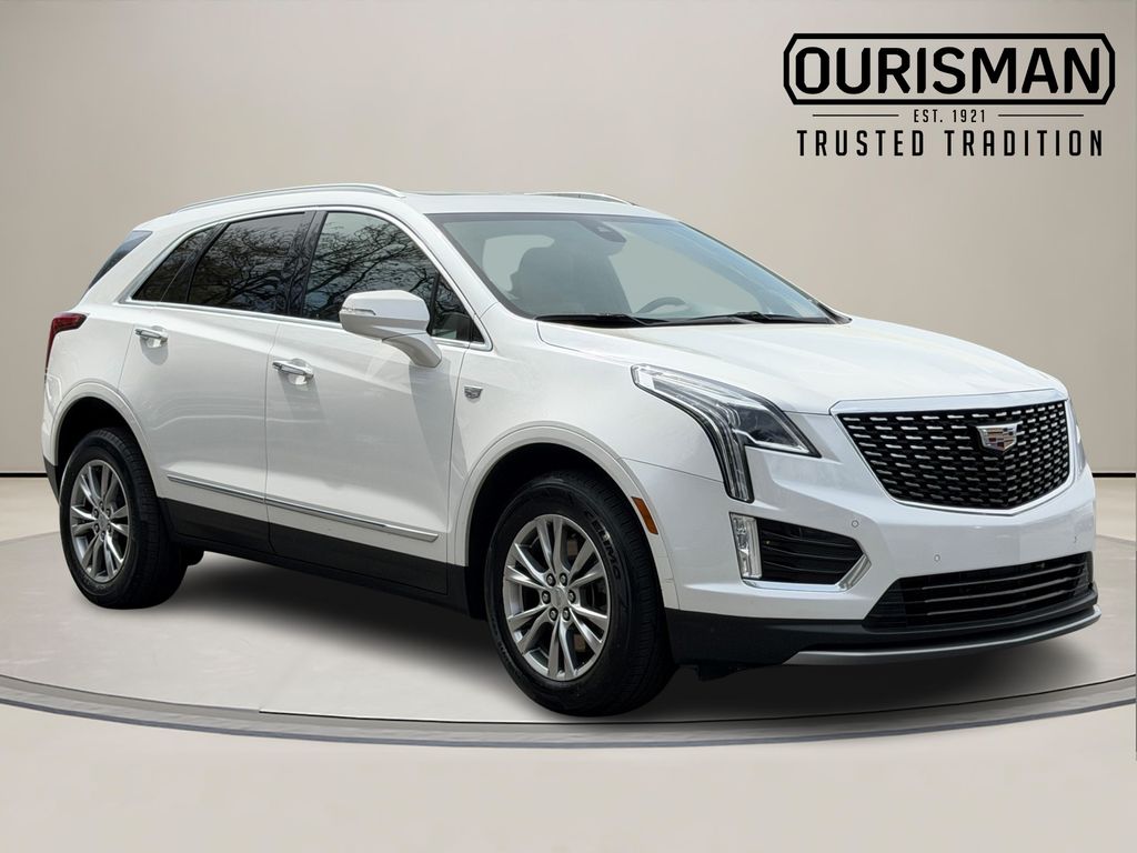 Crystal White 2023 Cadillac XT5 Premium Luxury AWD SUV / Crossover Four-Wheel Drive 9-Speed Automatic