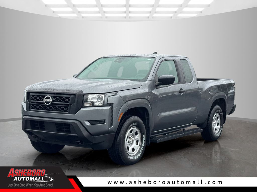 Gray (Gun Metallic) 2022 Nissan Frontier S King Cab 4WD Pickup Truck Four-Wheel Drive 9-Speed Automatic