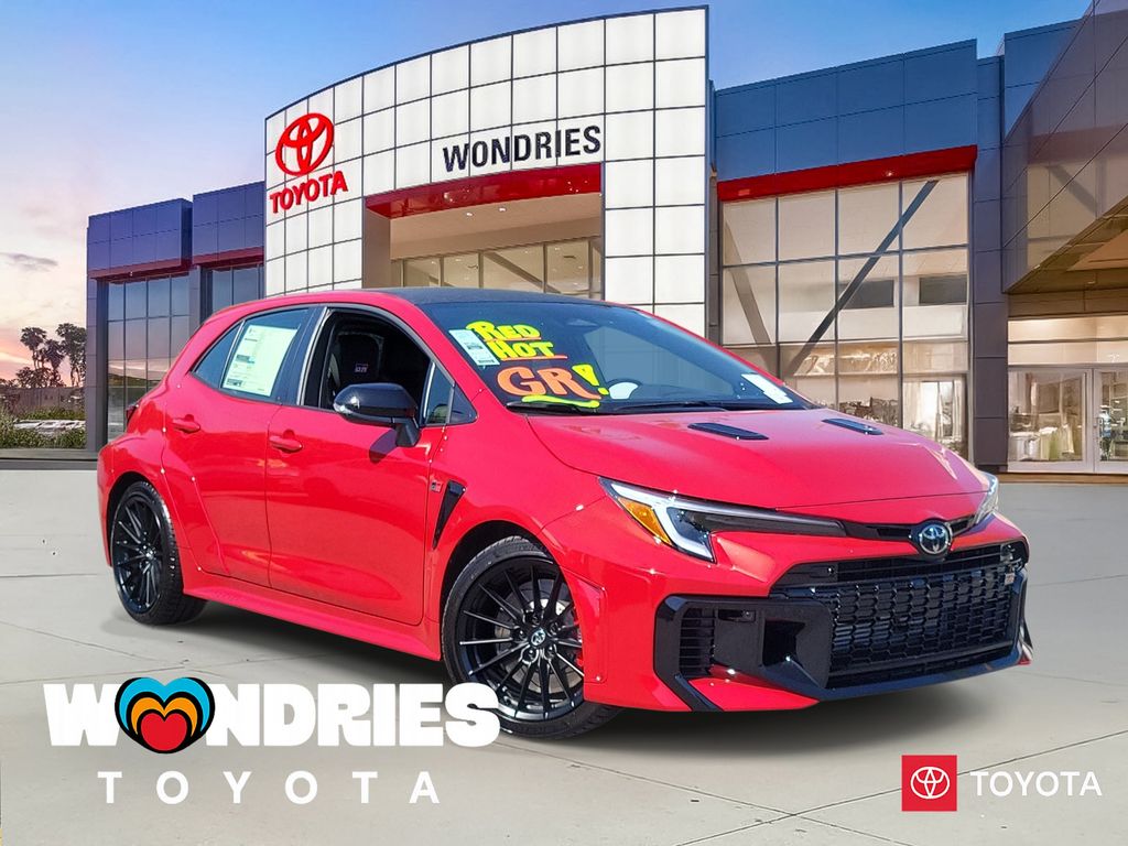 Red 2026 Toyota GR Corolla Hatchback All-Wheel Drive 6-Speed Manual