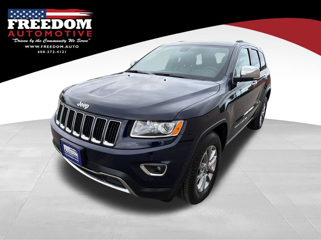 True Blue Pearlcoat 2015 Jeep Grand Cherokee SUV / Crossover Four-Wheel Drive 8-Speed Automatic