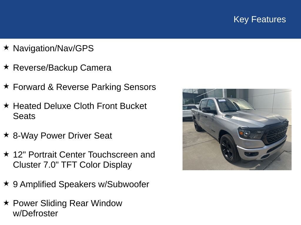 2023 Ram 1500 Big Horn Crew Cab 4x4 5'7" Box