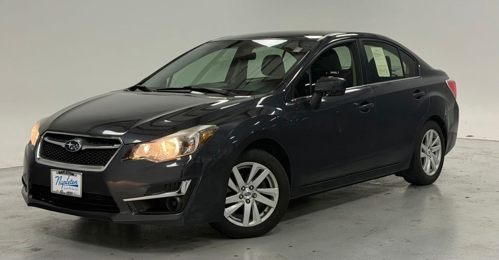 Dark Gray Metallic 2016 Subaru Impreza 2.0i Premium Sedan AWD Sedan All-Wheel Drive Continuously Variable Transmission