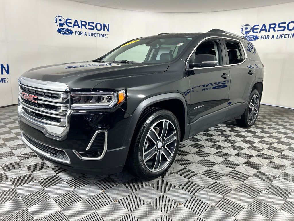 Black (Ebony Twilight Metallic) 2023 GMC Acadia SLT FWD SUV / Crossover Front-Wheel Drive 9-Speed Automatic