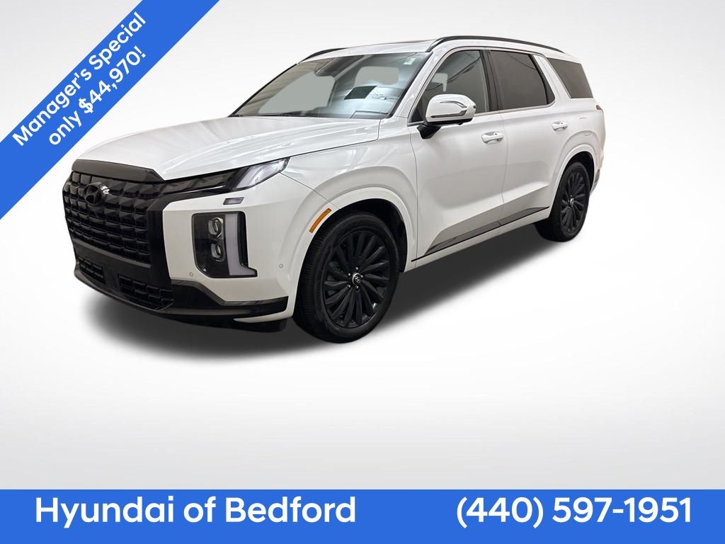 Hyper White 2025 Hyundai Palisade Calligraphy Night Edition AWD SUV / Crossover All-Wheel Drive 8-Speed Automatic