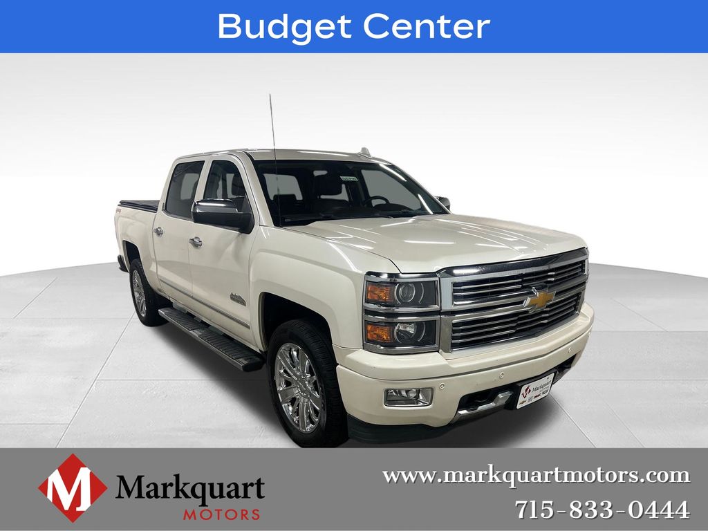 White Diamond Clearcoat 2015 Chevrolet Silverado 1500 Pickup Truck Four-Wheel Drive 8-Speed Automatic Overdrive