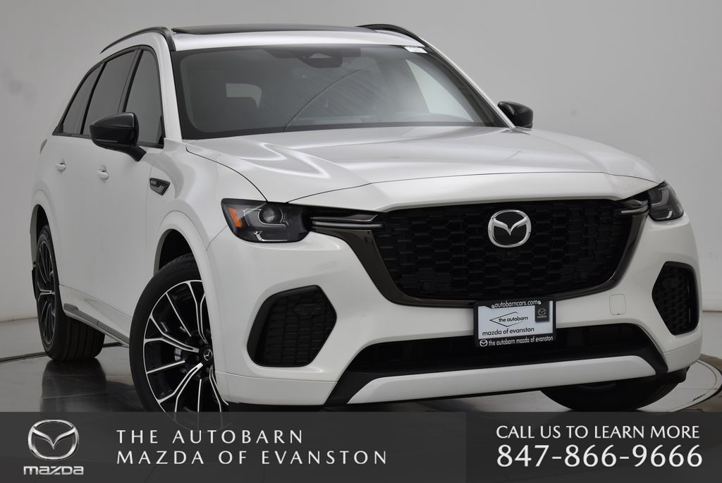 Rhodium White Premium 2025 Mazda CX-70 3.3 Turbo S Premium AWD SUV / Crossover All-Wheel Drive 8-Speed Automatic