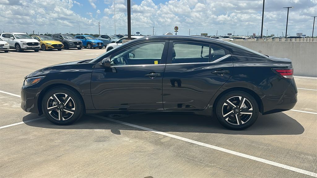 2025 Nissan Sentra SV Black at South Houston Nissan