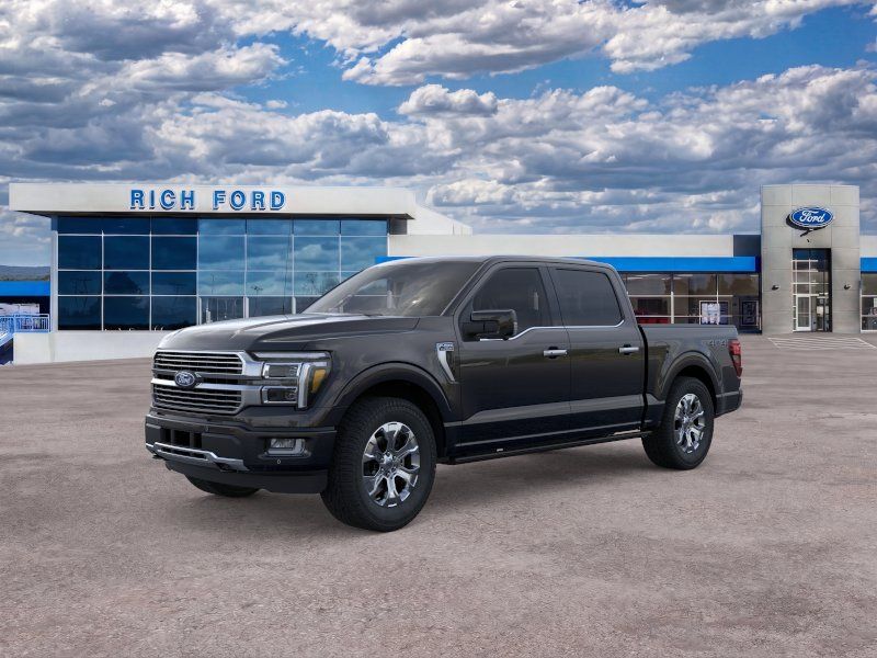 Black 2026 Ford F-150 Pickup Truck Four-Wheel Drive Automatic