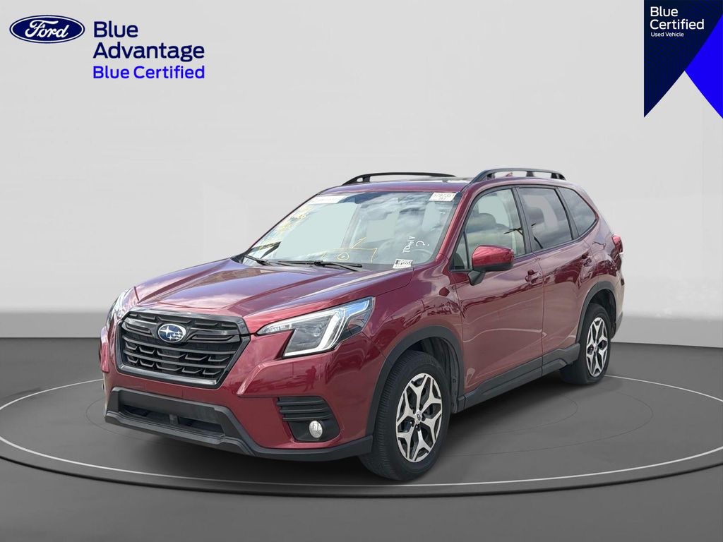 Crimson Red Pearl 2023 Subaru Forester SUV / Crossover All-Wheel Drive Continuously Variable Transmission
