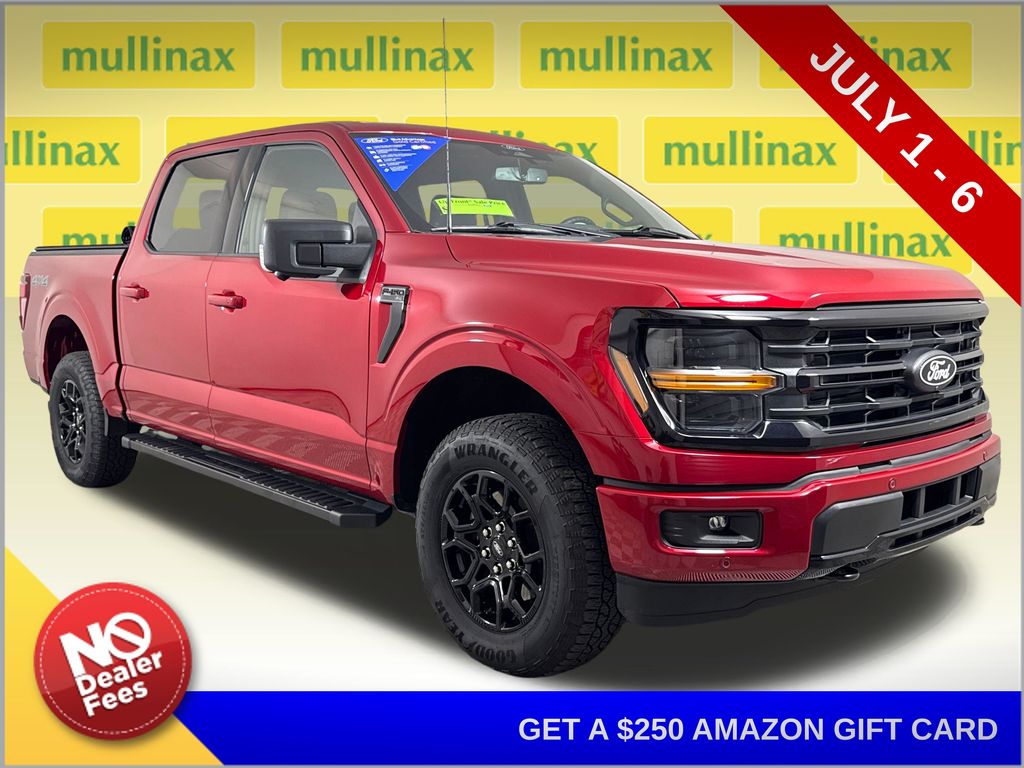 Rapid Red Metallic Tinted Clearcoat 2024 Ford F-150 Pickup Truck Four-Wheel Drive Automatic