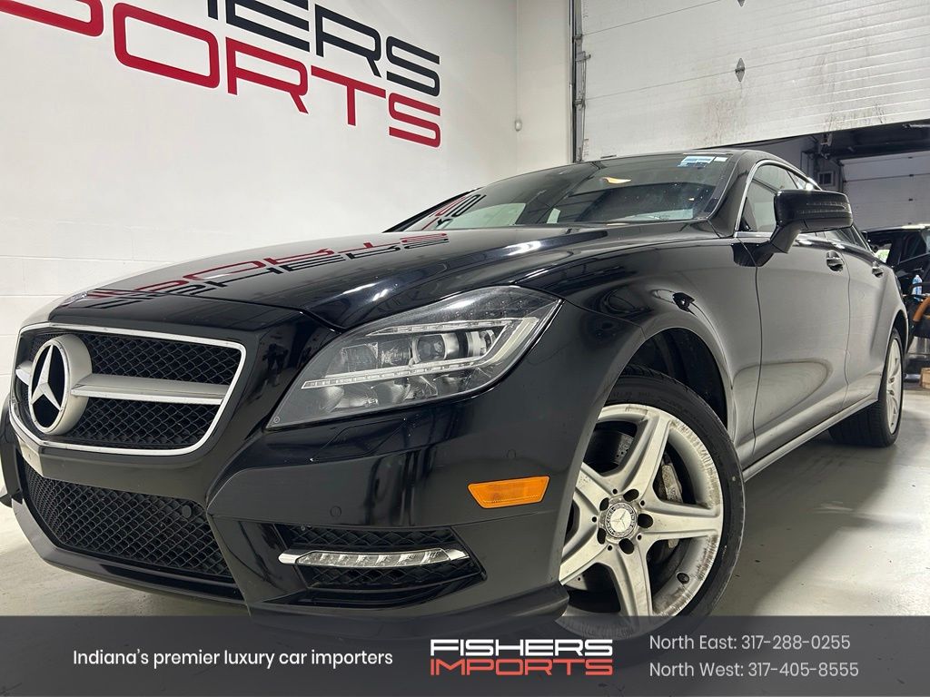 Silver 2013 Mercedes-Benz CLS 550 4MATIC Sedan All-Wheel Drive 7-Speed Automatic