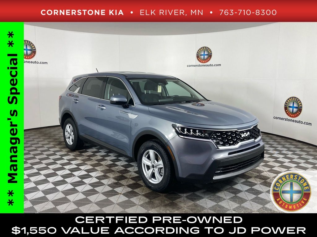 Everlasting Silver 2023 Kia Sorento LX AWD SUV / Crossover All-Wheel Drive 8-Speed Automatic