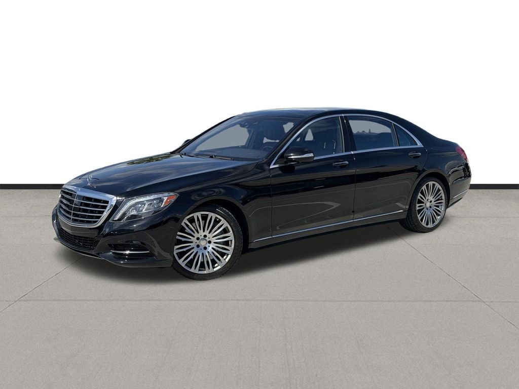 Black 2015 Mercedes-Benz S-Class Sedan Rear-Wheel Drive 7-Speed Automatic