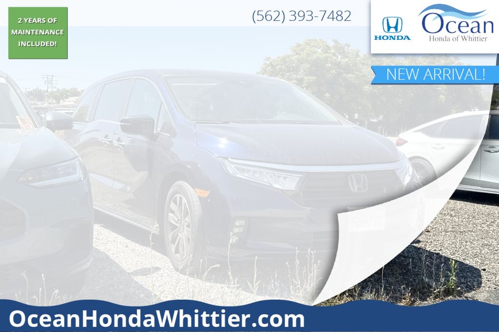 Crystal Black Pearl 2022 Honda Odyssey EX-L FWD Minivan Front-Wheel Drive Automatic