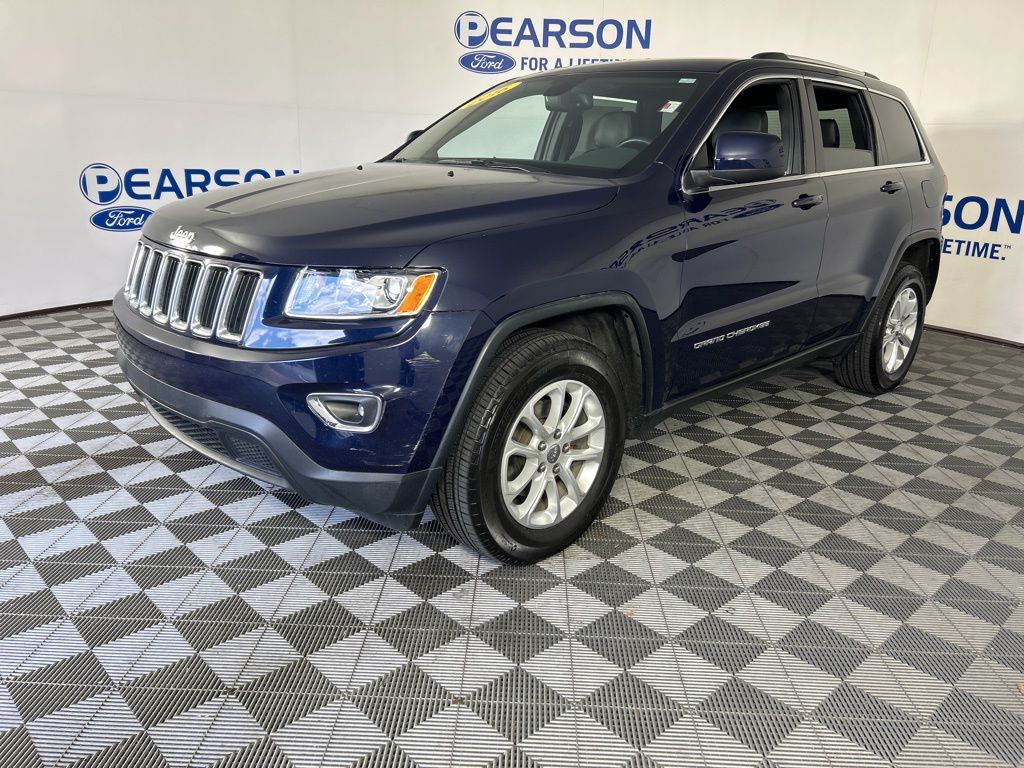 True Blue Pearlcoat 2016 Jeep Grand Cherokee Laredo 4WD SUV / Crossover Four-Wheel Drive 8-Speed Automatic