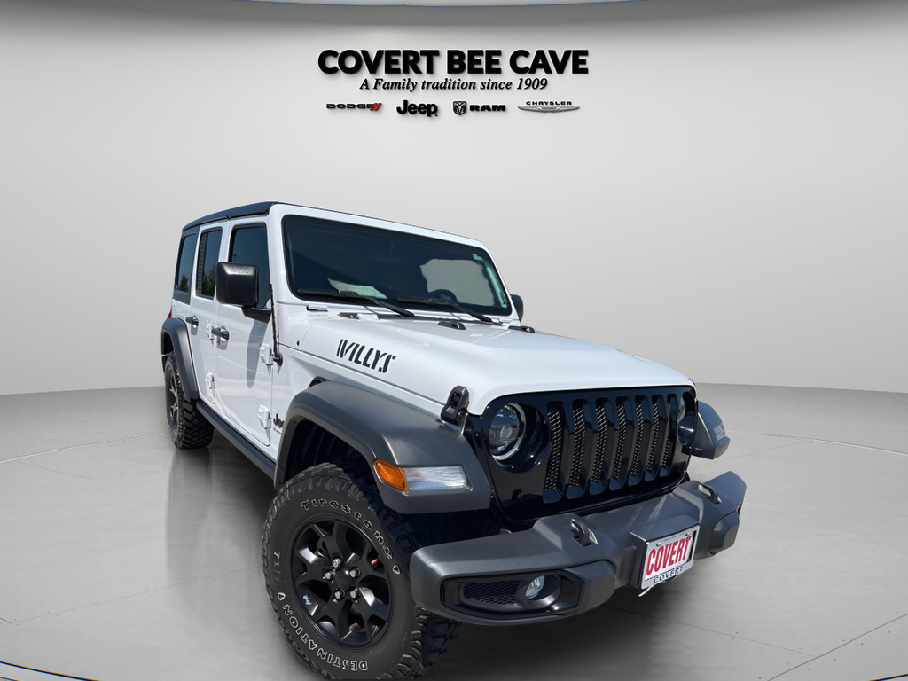 Used Car 2023 Jeep Wrangler  Wagon 4 Dr. Willys Wheeler Four Wheel Drive For Sale Under $35,000 In Austin, Texas