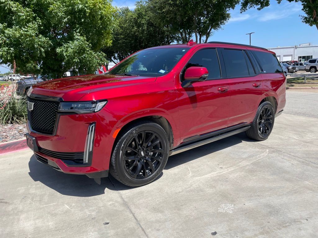 Radiant Red Tintcoat 2024 Cadillac Escalade SUV / Crossover Four-Wheel Drive Automatic