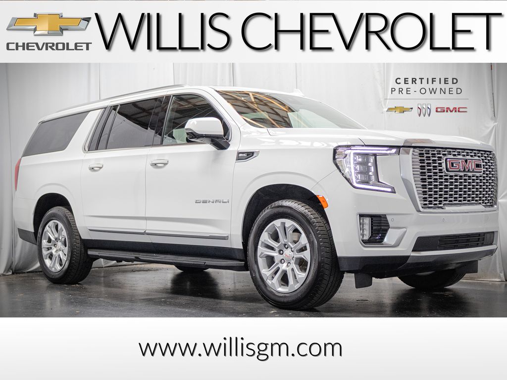 Summit White 2024 GMC Yukon XL Denali 4WD SUV / Crossover Four-Wheel Drive