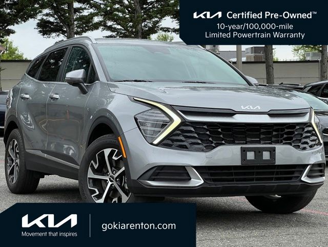 Steel Gray 2024 Kia Sportage SUV / Crossover All-Wheel Drive 8-Speed Automatic