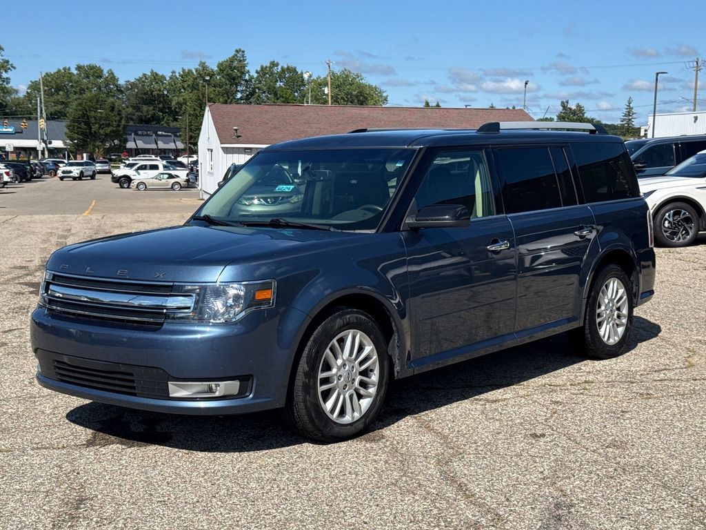 Blue Metallic 2019 Ford Flex SUV / Crossover Front-Wheel Drive 6-Speed Automatic