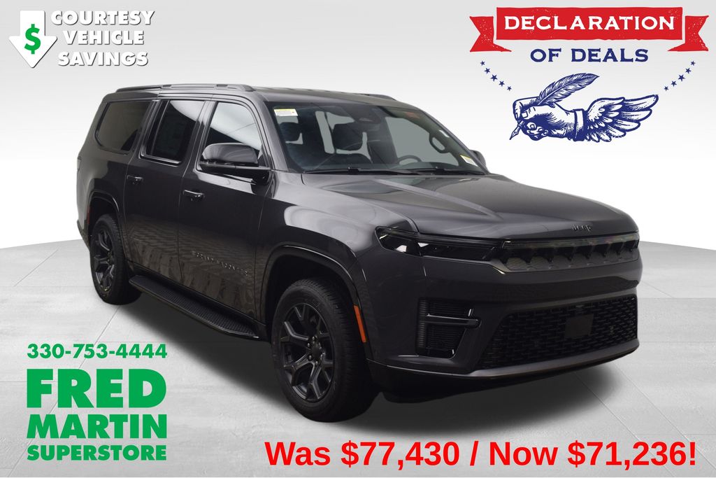 new 2026 Jeep Grand Wagoneer L car, priced at $71,236