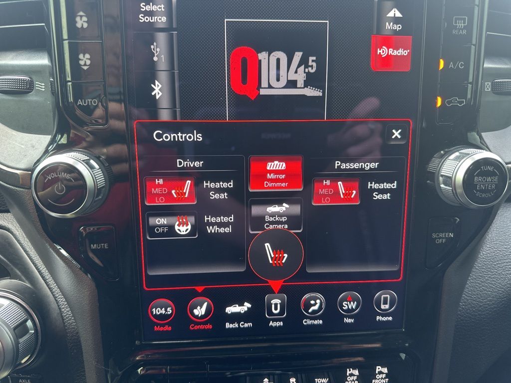 2021 Flame Red Clearcoat Ram 1500 Rebel 4X4 Truck