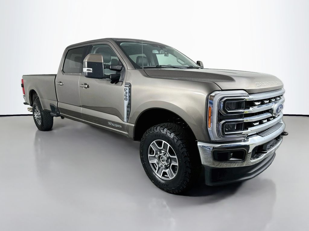 Stone Gray Metallic 2023 Ford F-350 Super Duty Pickup Truck Four-Wheel Drive Automatic