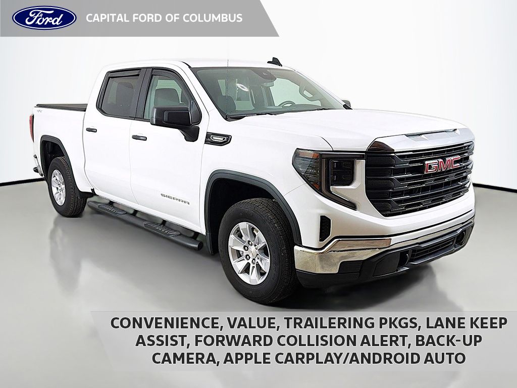 Summit White 2026 GMC Sierra 1500 Pickup Truck Four-Wheel Drive 8-Speed Automatic