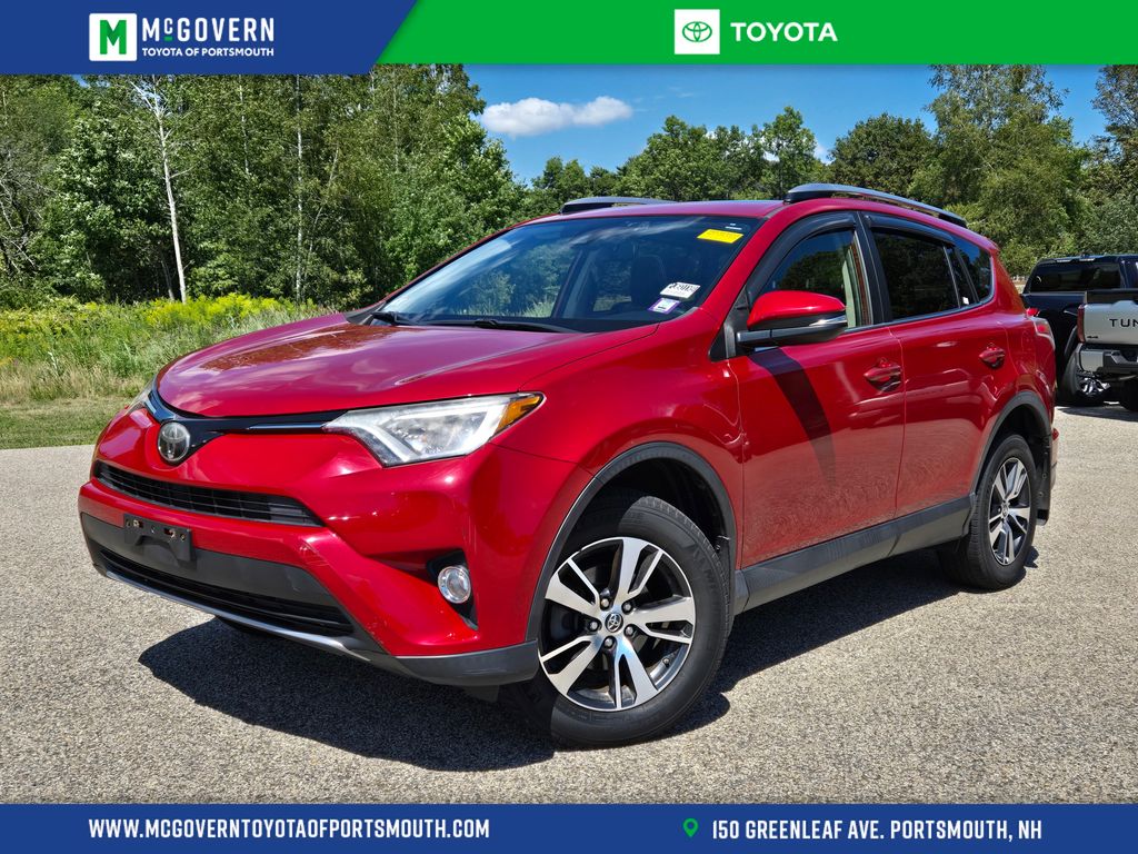 Barcelona Red Metallic 2017 Toyota RAV4 SUV / Crossover All-Wheel Drive 6-Speed Automatic