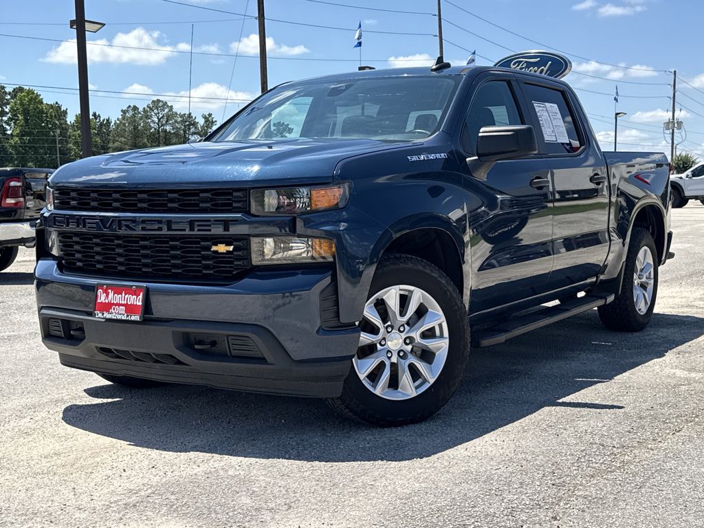 2021 Chevrolet Silverado 1500 Custom Blue at Cook Ford