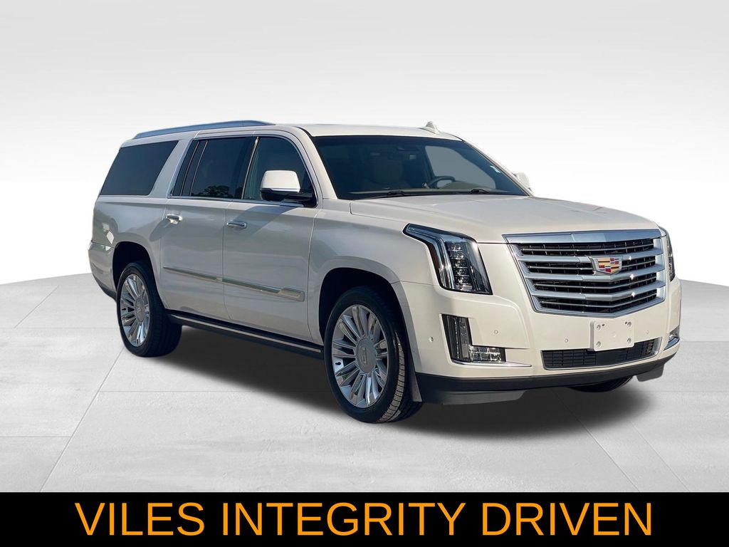 Crystal White Tricoat 2019 Cadillac Escalade ESV SUV / Crossover Four-Wheel Drive