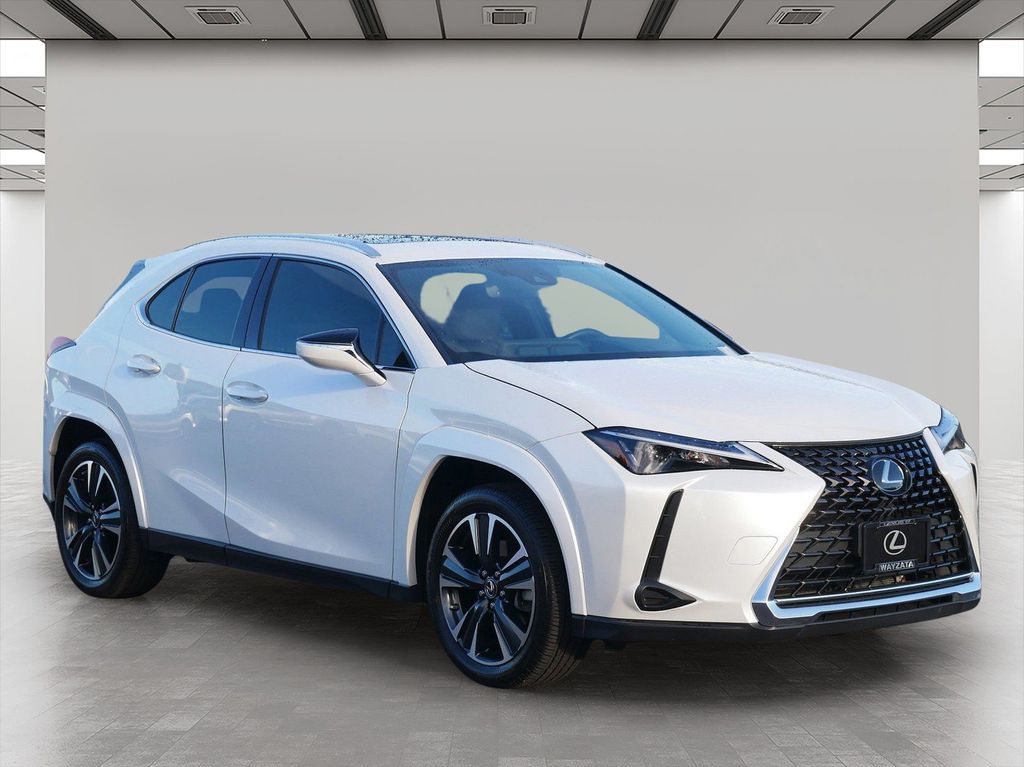 Black (Obsidian) 2024 Lexus UX Hybrid SUV / Crossover All-Wheel Drive Continuously Variable Transmission