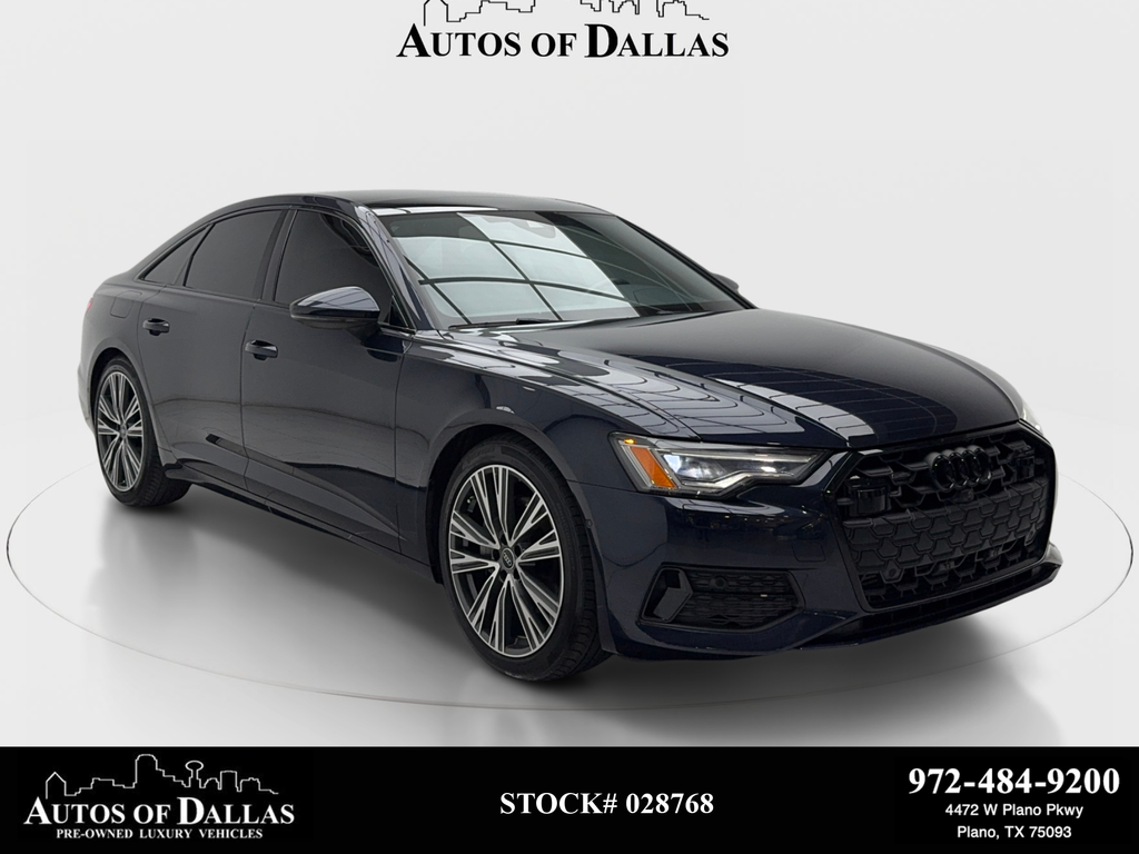 Blue Metallic 2024 Audi A6 Sedan All-Wheel Drive 7-Speed Automatic