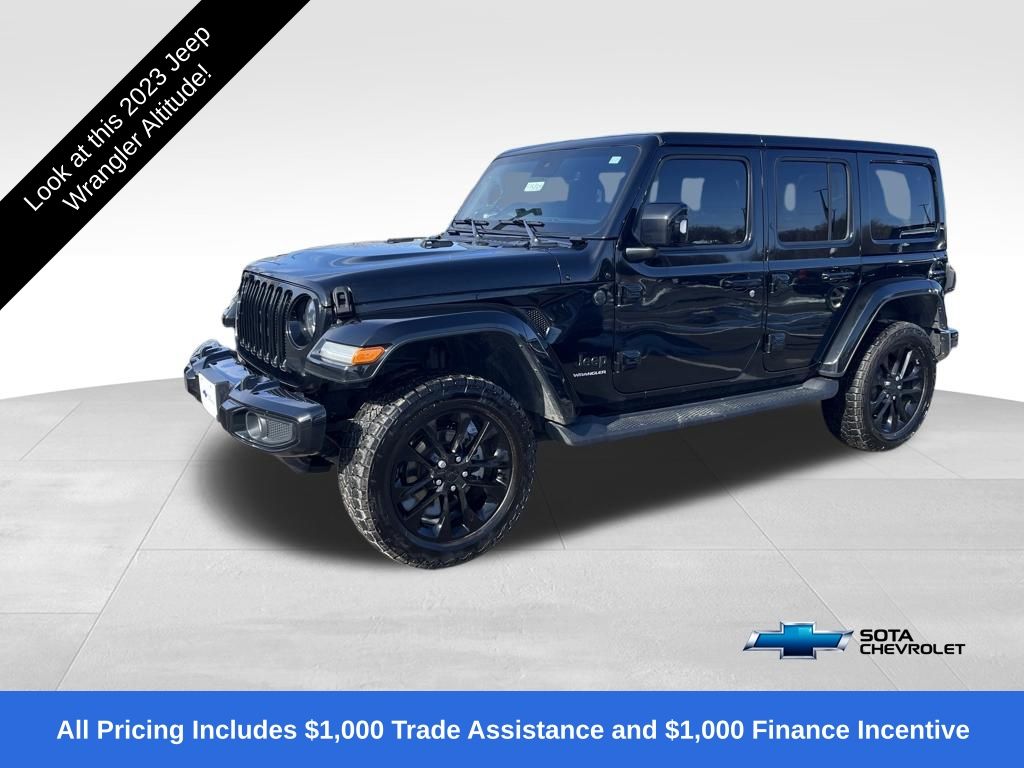 Black Clearcoat 2023 Jeep Wrangler SUV / Crossover 8-Speed Automatic