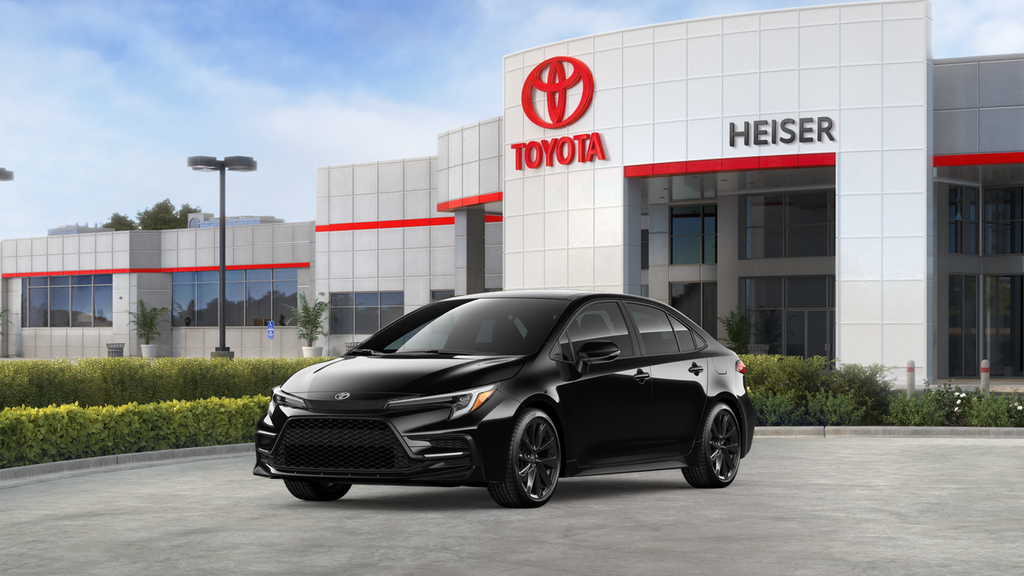 Midnight Black Metallic 2026 Toyota Corolla Sedan Front-Wheel Drive Continuously Variable Transmission