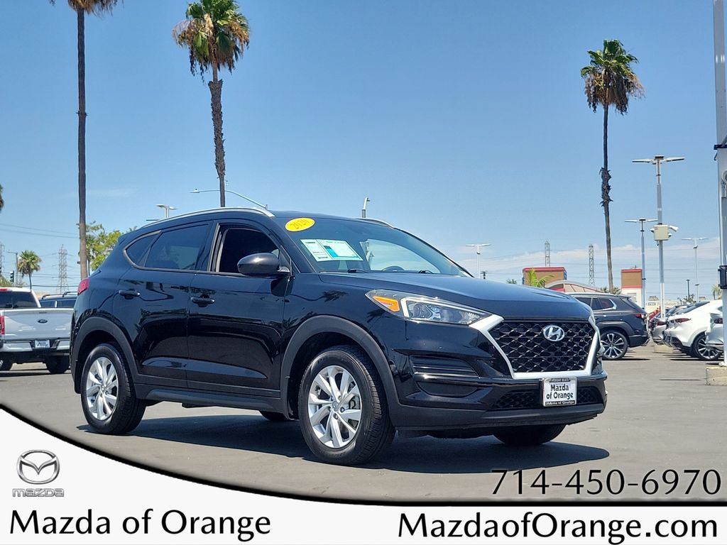 Black Noir Pearl 2020 Hyundai Tucson SUV / Crossover Front-Wheel Drive 6-Speed Automatic