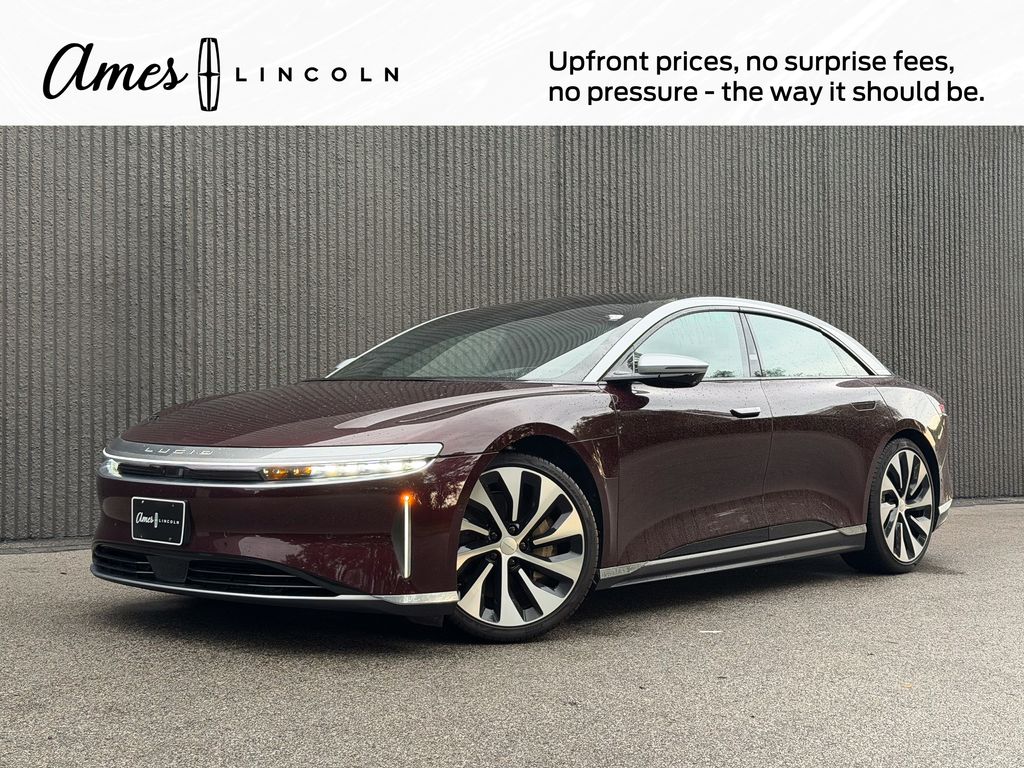 Red 2022 Lucid Air Sedan All-Wheel Drive 1-Speed Automatic