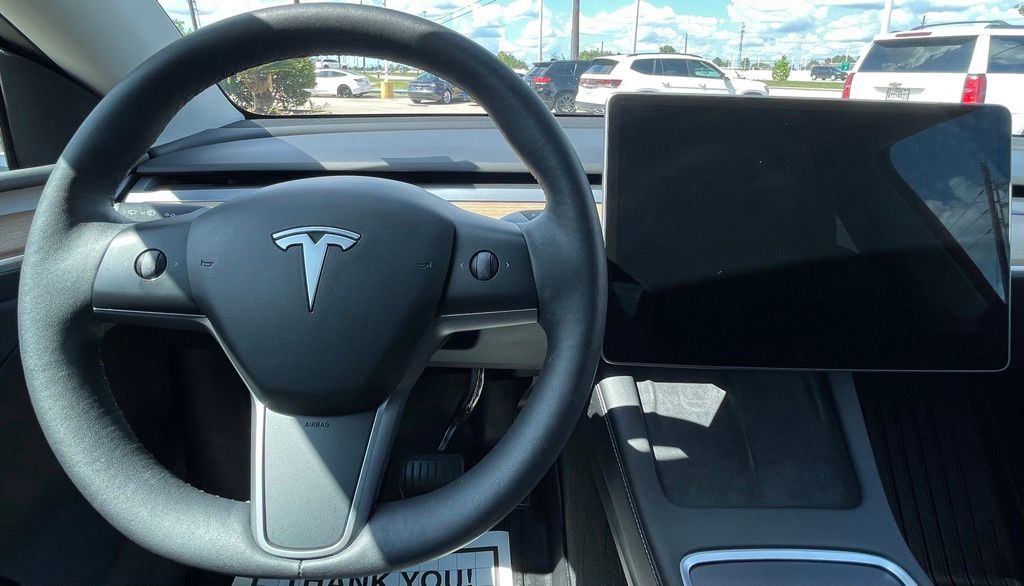 2023 Tesla Model Y Long Range White at River Oaks CDJR