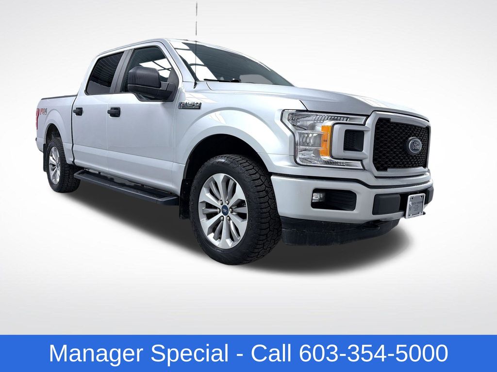 Ingot Silver 2018 Ford F-150 Pickup Truck Four-Wheel Drive Automatic