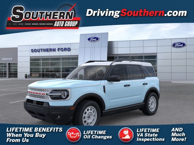Blue 2026 Ford Bronco Sport SUV / Crossover All-Wheel Drive 8-Speed Automatic